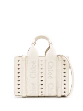 Chloé Mini Woody Shopper - Nude von Chloé