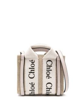Chloé Nano Woody Handtasche - Nude von Chloé