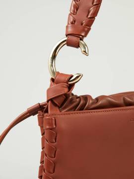 Chloé - Schultertasche 'Mate Multi-Gusset Shoulder Bag' Sepia Brown von Chloé