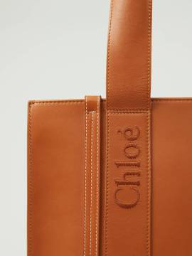 Chloé - Shopper 'Medium Woody Tote Bag' Caramel von Chloé