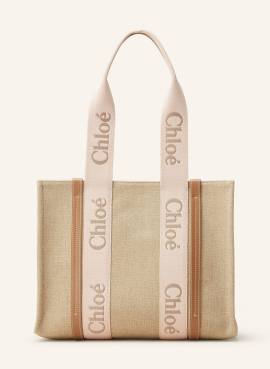 Chloé Shopper Woody beige von Chloé