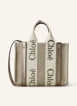 Chloé Shopper Woody beige von Chloé