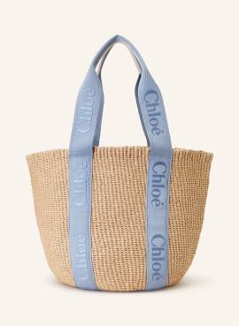 Chloé Shopper Woody beige von Chloé