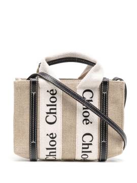 Chloé Woody Mini Handtasche - Braun von Chloé