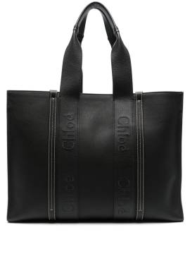 Chloé Mittelgroßer Woody Shopper - Schwarz von Chloé