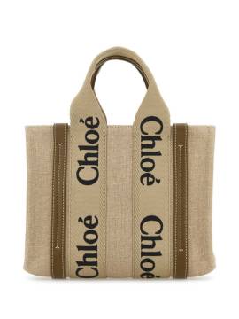 Chloé Kleine Woody Handtasche - Nude von Chloé