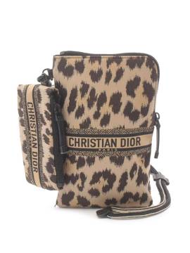 Christian Dior Pre-Owned 1990-2024 Technical Fabric Mizza DiorTravel Multifunction Pouch Umhängetasche - Braun von Christian Dior