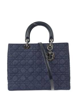 Christian Dior Pre-Owned 1999 Cannage Lady Dior Handtasche - Blau von Christian Dior