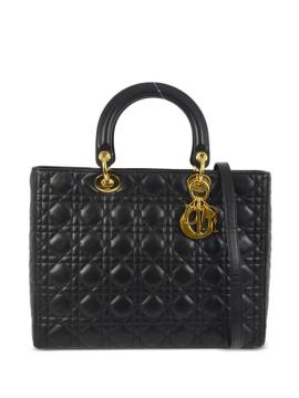 Christian Dior Pre-Owned 1999 pre-owned Lady Dior Cannage Handtasche - Schwarz von Christian Dior