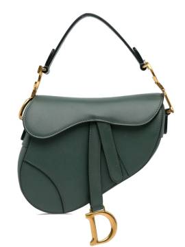 Christian Dior Pre-Owned 2000-2023 Leather Saddle Bag satchel - Grün von Christian Dior