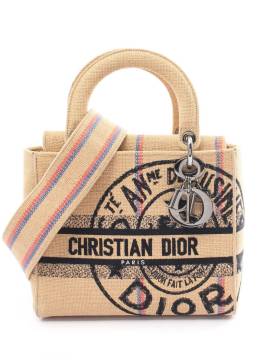 Christian Dior Pre-Owned 2000 mittelgroße Lady D-Lite Zwe-Wege-Tasche - Nude von Christian Dior