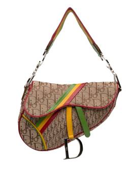 Christian Dior Pre-Owned 2004 Diorissimo Rasta Saddle Schultertasche - Braun von Christian Dior