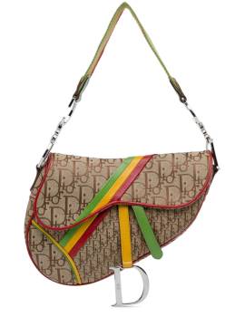 Christian Dior Pre-Owned 2004 Diorissimo Rasta Saddle Schultertasche - Braun von Christian Dior