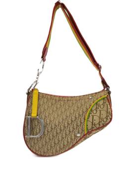 Christian Dior Pre-Owned 2004 Rasta Line Saddle Schultertasche - Nude von Christian Dior