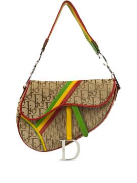 Christian Dior Pre-Owned 2004 Rasta Trotter Saddle Schultertasche - Nude von Christian Dior