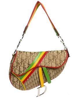 Christian Dior Pre-Owned 2004 Rasta Trotter Saddle Schultertasche - Nude von Christian Dior