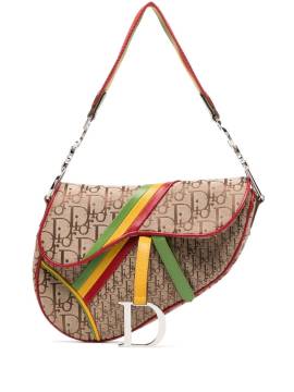 Christian Dior Pre-Owned 2004 pre-owned Rasta Line Satteltasche - Braun von Christian Dior