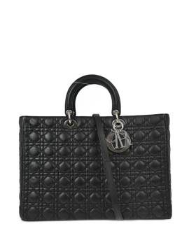 Christian Dior Pre-Owned 2009 Cannage Lady Dior Handtasche - Schwarz von Christian Dior