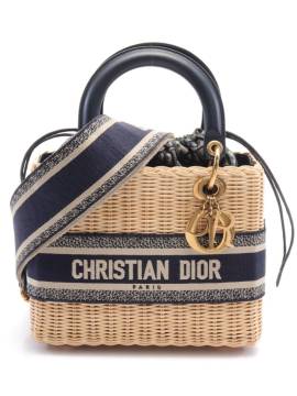 Christian Dior Pre-Owned 2010 Lady Dior Handtasche - Nude von Christian Dior