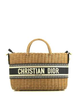 Christian Dior Pre-Owned 2010 Shopper aus Korbgeflecht - Blau von Christian Dior