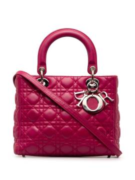 Christian Dior Pre-Owned 2011 mittelgroße Cannage Lady Dior Satchel-Tasche - Rosa von Christian Dior