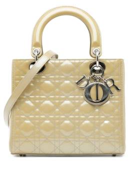 Christian Dior Pre-Owned 2012 mittelgroße Cannage Lady Dior Satchel-Tasche - Braun von Christian Dior