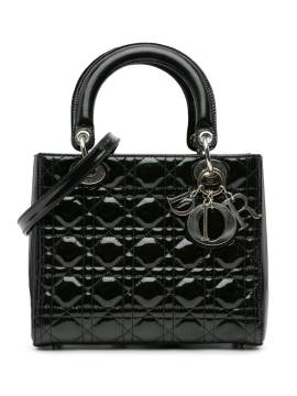 Christian Dior Pre-Owned 2012 mittelgroße Cannage Lady Dior Satchel-Tasche - Schwarz von Christian Dior