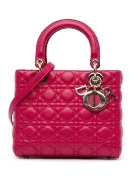 Christian Dior Pre-Owned 2012 mittelgroße Cannage Lady Dior Satchel-Tasche - Rosa von Christian Dior