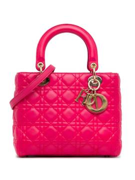 Christian Dior Pre-Owned 2013 mittelgroße Cannage Lady Dior Satchel-Tasche - Rosa von Christian Dior