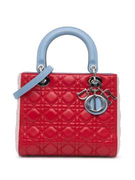 Christian Dior Pre-Owned 2014 mittelgroße Cannage Lady Dior Satchel-Tasche - Mehrfarbig von Christian Dior