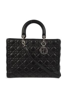 Christian Dior Pre-Owned 2015 Cannage Lady Dior Handtasche - Schwarz von Christian Dior