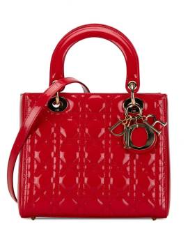 Christian Dior Pre-Owned 2015 mittelgroße Cannage Lady Dior Satchel-Tasche - Rot von Christian Dior