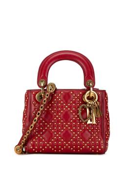 Christian Dior Pre-Owned 2017 mini Cannage Supple Lady Dior Satchel-Tasche - Rot von Christian Dior