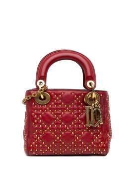 Christian Dior Pre-Owned 2017 mini Cannage Supple Lady Dior Satchel-Tasche - Rot von Christian Dior