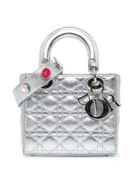 Christian Dior Pre-Owned 2017 kleine Cannage My ABCDior Lady Dior Satchel-Tasche - Silber von Christian Dior