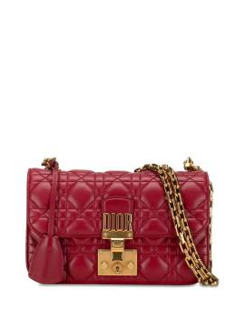 Christian Dior Pre-Owned 2017 kleine Cannage DiorAddict Flap Schultertasche - Rot von Christian Dior