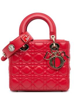 Christian Dior Pre-Owned 2017 kleine Cannage My ABCDior Lady Dior Satchel-Tasche - Rot von Christian Dior