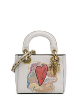 Christian Dior Pre-Owned 2018 Niki de Saint Phalle mini Dioramour Lady Dior Satchel-Tasche - Weiß von Christian Dior