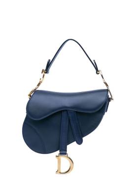 Christian Dior Pre-Owned 2018 mini Saddle Schultertasche - Blau von Christian Dior