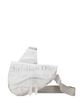 Christian Dior Pre-Owned 2019 Daniel Arsham Saddle Umhängetasche - Weiß von Christian Dior