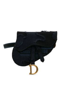 Christian Dior Pre-Owned 2019 Camouflage Saddle belt bag - Blau von Christian Dior