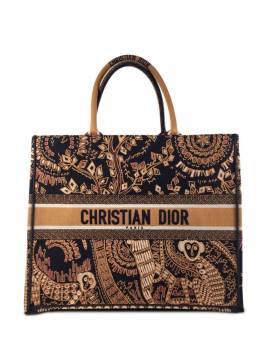 Christian Dior Pre-Owned 2019 Large Animals Monkey Book tote bag - Blau von Christian Dior