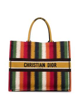 Christian Dior Pre-Owned 2020 Großer Shopper mit Streifen - Gelb von Christian Dior