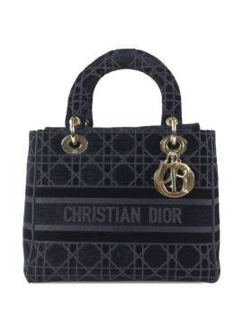 Christian Dior Pre-Owned 2020 mittelgroße Cannage Lady D-Lite Handtasche - Blau von Christian Dior