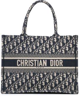 Christian Dior Pre-Owned 2020 mittelgroßer Oblique Book Shopper - Blau von Christian Dior