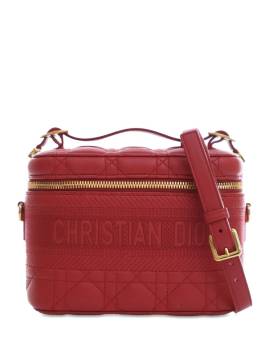 Christian Dior Pre-Owned 2020 kleine Cannage DiorTravel Kosmetiktasche aus Lammleder - Rot von Christian Dior