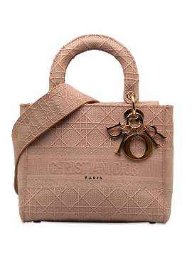 Christian Dior Pre-Owned 2020 mittelgroße Cannage Lady D-Lite Handtasche - Rosa von Christian Dior