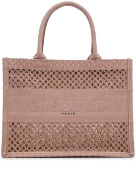 Christian Dior Pre-Owned 2020 mittelgroße Book Tote Bag aus Mesh - Rosa von Christian Dior