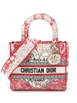 Christian Dior Pre-Owned 2020s mittelgroße Lady D-Lite Handtasche - Weiß von Christian Dior