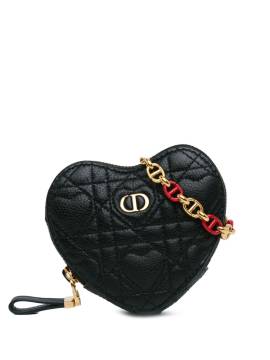 Christian Dior Pre-Owned 2021 DiorAmour Caro Heart Tasche mit Kettenriemen - Schwarz von Christian Dior